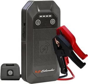 Schumacher Electric Lithium Jump Starter and Portable Power Pack SL1674, 4-in-1, 1500A, 12V, 10 Watt Wireless and 3A USB Charging- Works on Cars, Trucks, Motorcycles, Marine Batteries, SUVs, and More