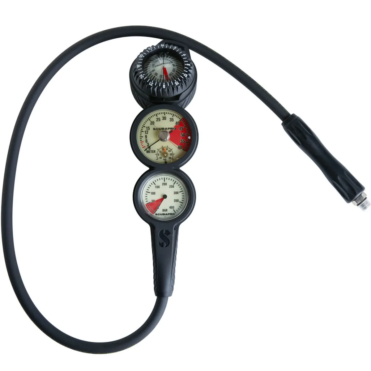 SCUBAPRO - 3-Gauge In-Line (Metal Compact PG, Std DG, Compass FS-2)