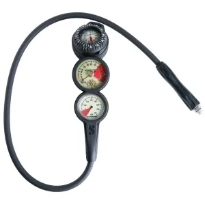 SCUBAPRO - 3-Gauge In-Line (Metal Compact PG, Std DG, Compass FS-2)