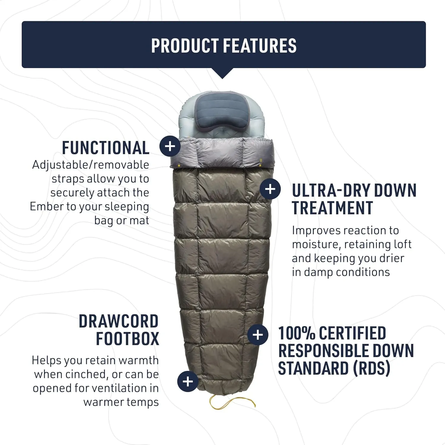 Sea to Summit Ember Ultralight Down Backpacking Quilt