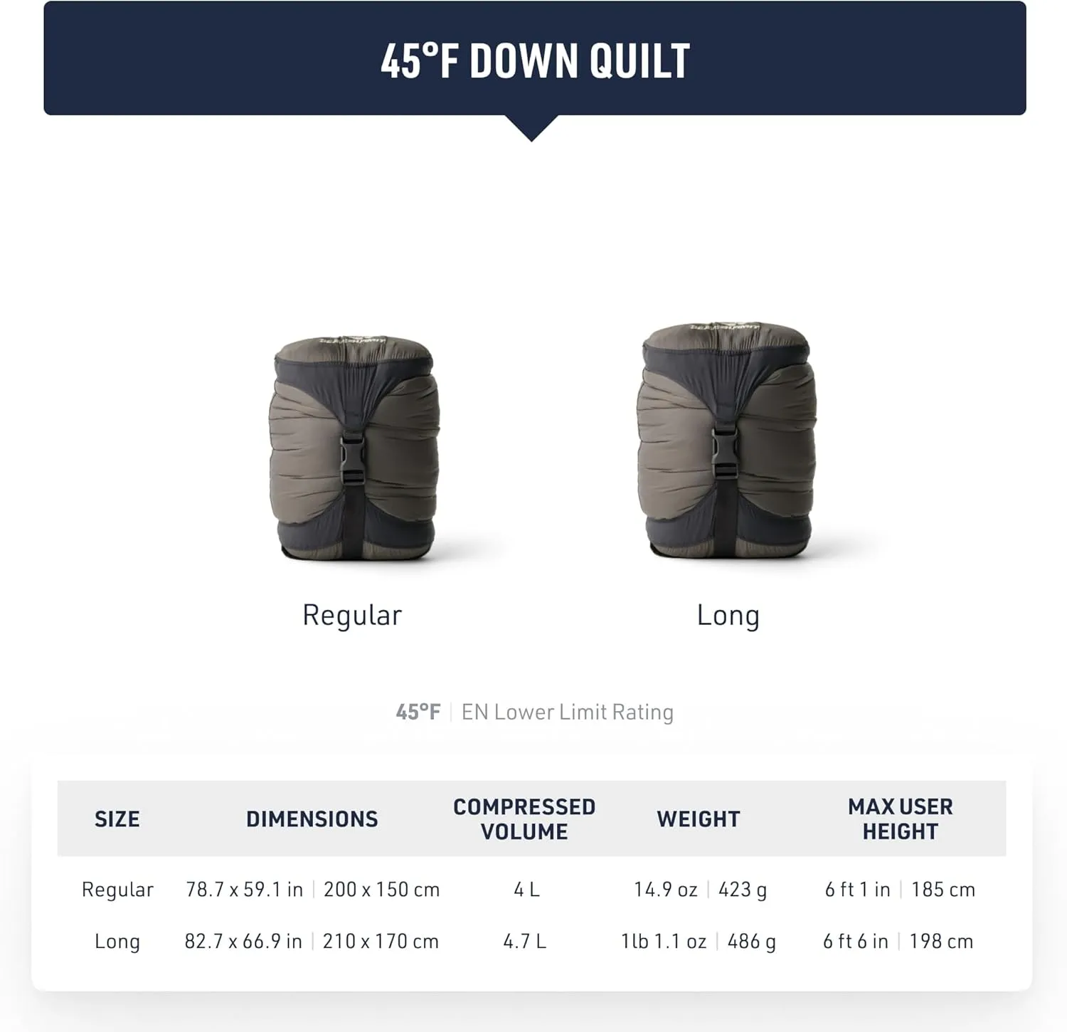 Sea to Summit Ember Ultralight Down Backpacking Quilt