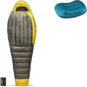 Sea to Summit Sleep System: Spark Sleeping Bag and Aeros Ultralight Pillow