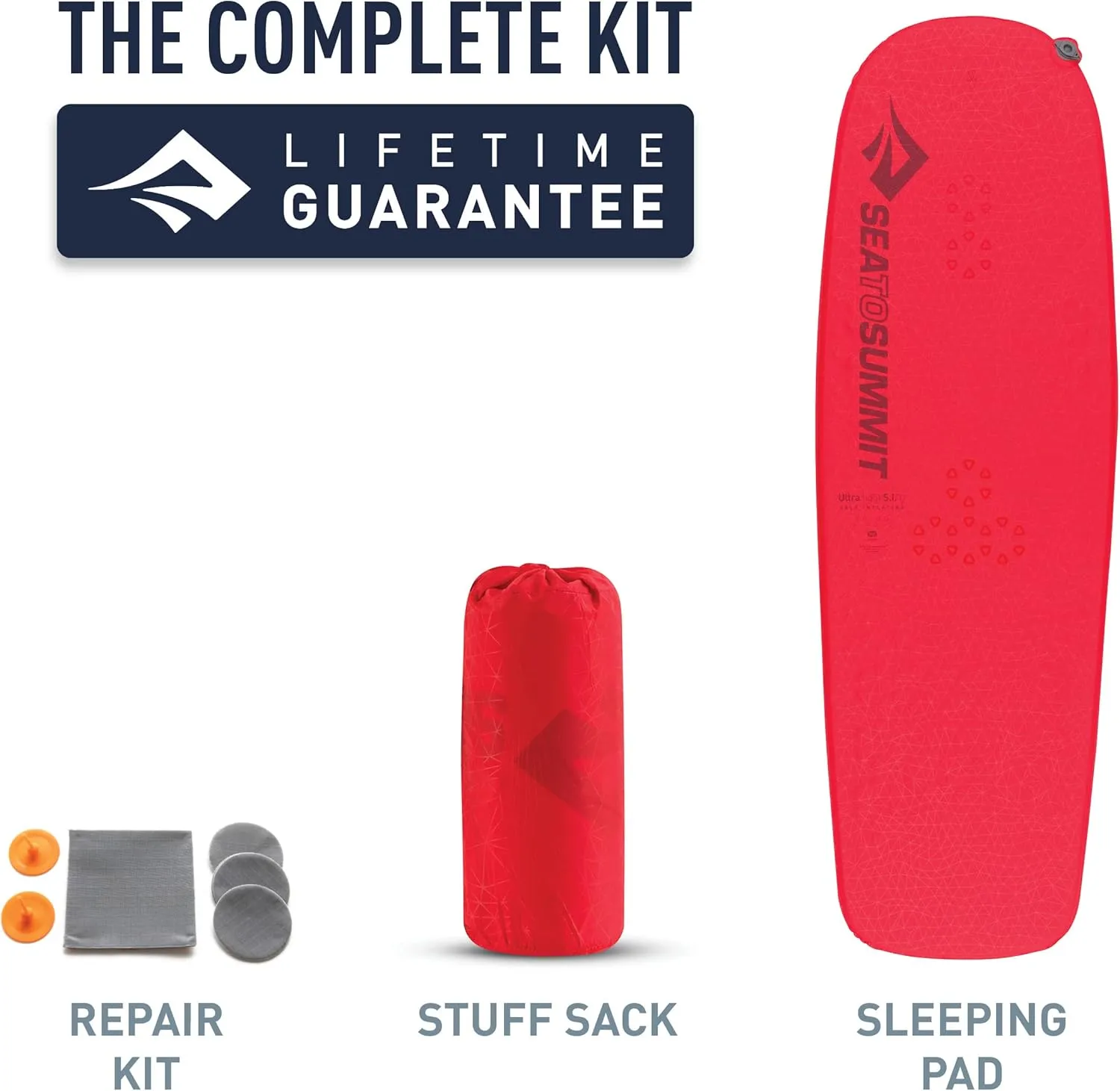 Sea to Summit Ultralight Self-Inflating Foam Sleeping Pad for Backpacking and Camping, Women's Regular (67 x 21 x 1 inches)