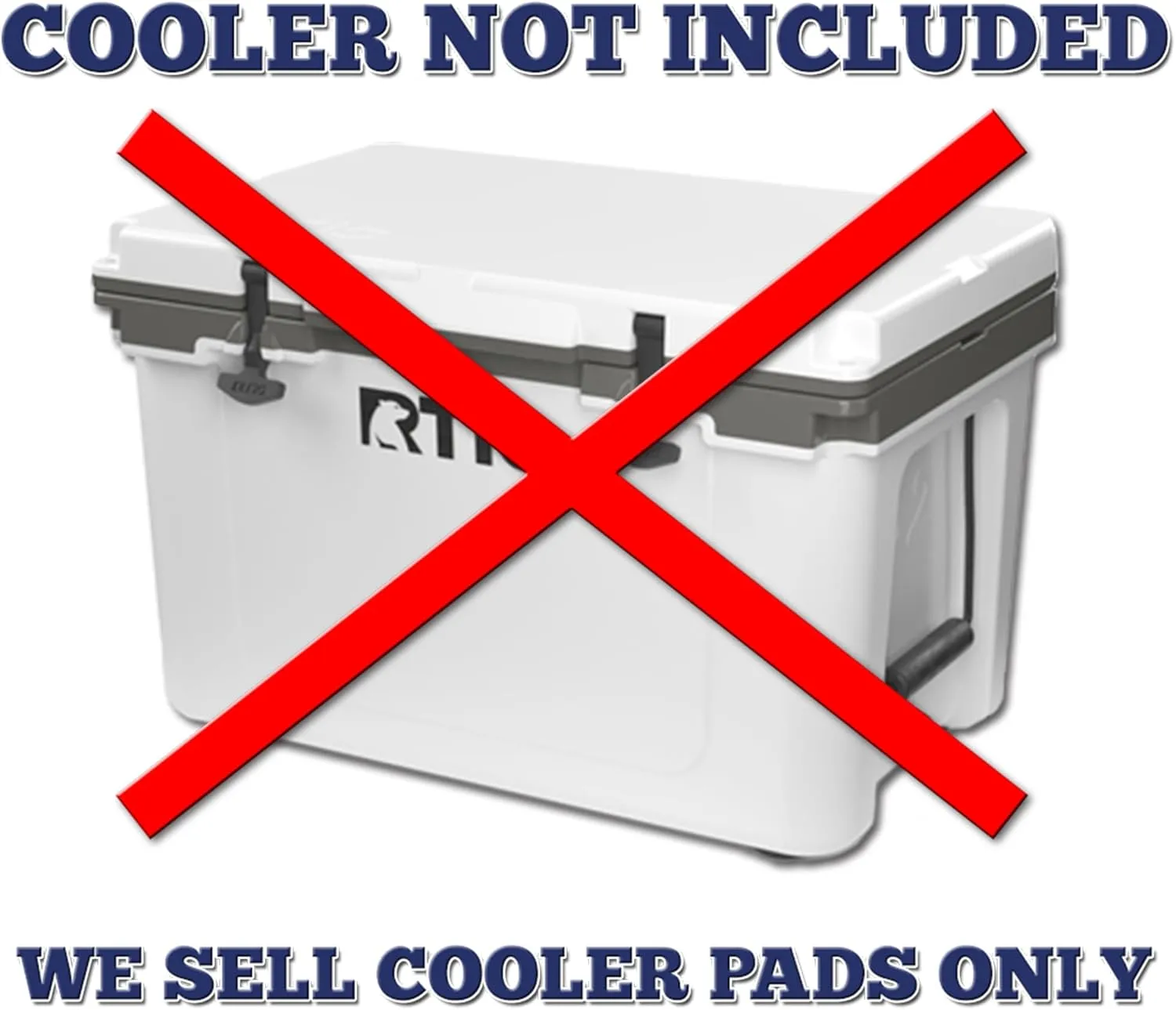 SeaDek EVA Mat Cooler Pad fits RTIC | Peel & Stick Application | Non Slip Comfort Accessories - Teak Lines (StormGray-Black)