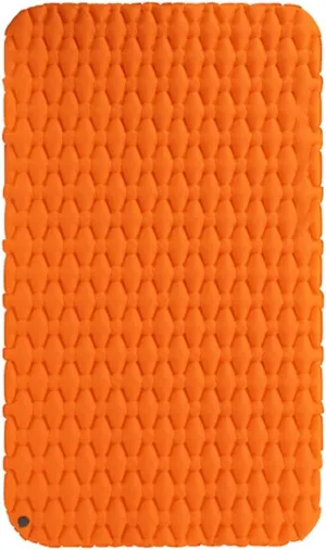 Self-Inflating Pads Ultralight Double Inflatable Pad Thickened Outdoor Sleeping Pad Suitable for Camping, Picnic, Travel, Indoor Rest with Inflatable Bag (Color : Orange, Size : 120x200x6.5cm) (O