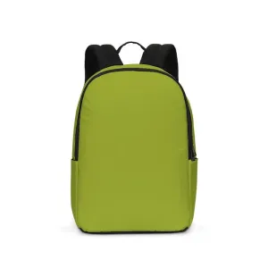 Shaded Warm Green Waterproof Backpack | C25M0Y100K30