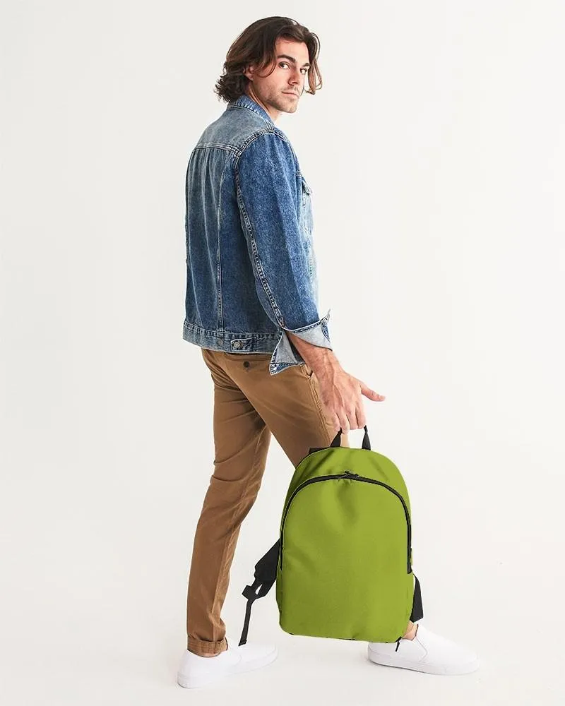 Shaded Warm Green Waterproof Backpack | C25M0Y100K30