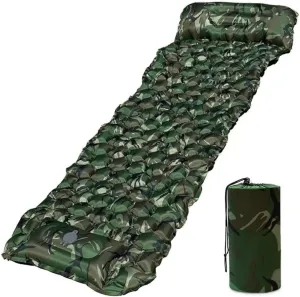 Sleeping Pad Camping Inflatable Air Mattress Pad Built-in Pump 75” x 25”