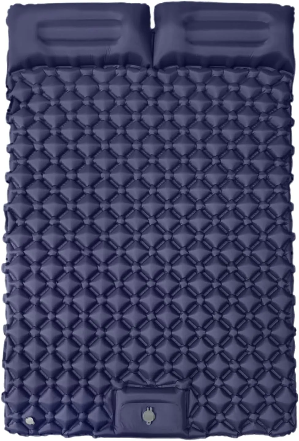 Sleeping Pad - Double Sleeping Mat, ultralightt Camping Mat with Pillow, Double Sleeping Pad, Inflatable Sleeping Mat with Pillow, Portable Backpacking Gear for Outdoor Tent Trekking Hiking Travels