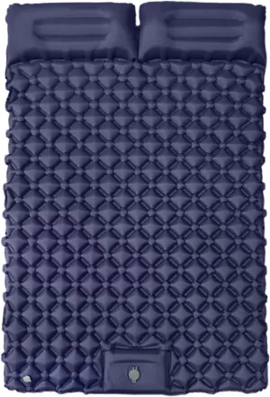Sleeping Pad - Double Sleeping Mat, ultralightt Camping Mat with Pillow, Double Sleeping Pad, Inflatable Sleeping Mat with Pillow, Portable Backpacking Gear for Outdoor Tent Trekking Hiking Travels