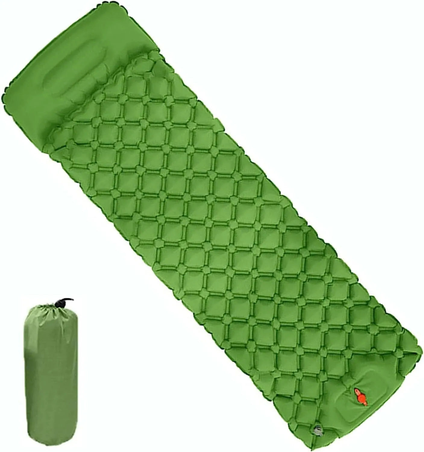 Sleeping Pad Foot Pump Inflation Sleeping Pad Inflatable Air Mattress with Pillow Camping Sleeping Pads Camping Mat