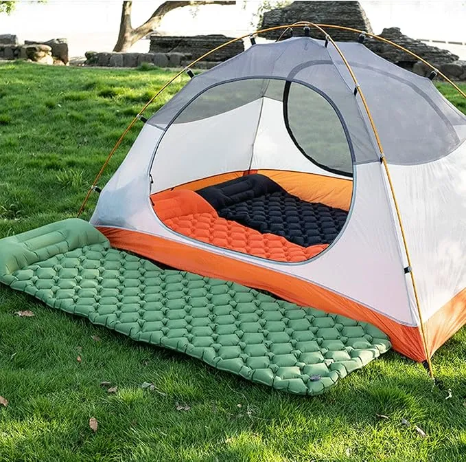 Sleeping Pad – Ultralight Inflatable Sleeping Mat, 75''*24'' Camping Sleeping Pad with Built-in Foot Pump,30s Step to InflateUltimate for Camping, Backpacking, Hiking