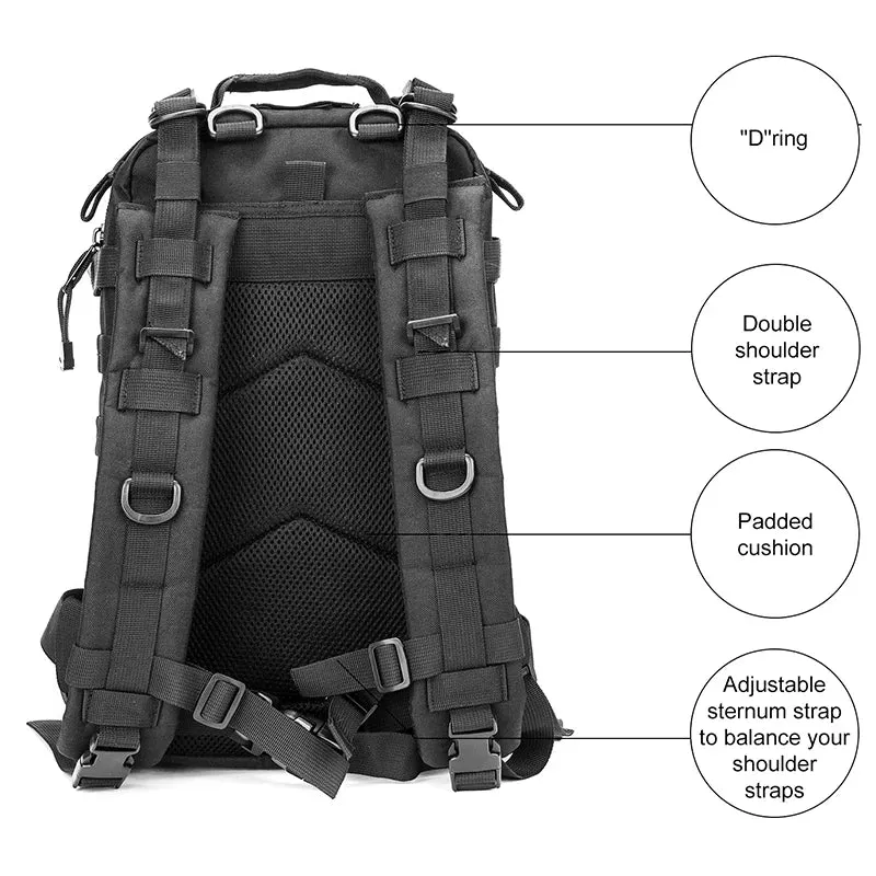 Small Tactical Backpack Military Daypack | 30L