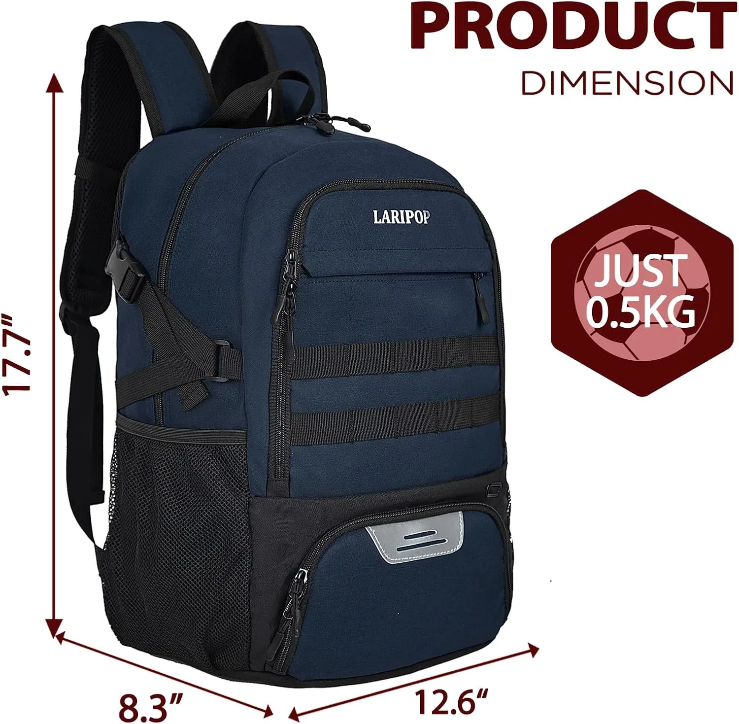 Soccer Backpack,Basketball Backpack for Basketball Accessories Training Equipment Fits Volleyball,Soccer,Sports Gifts