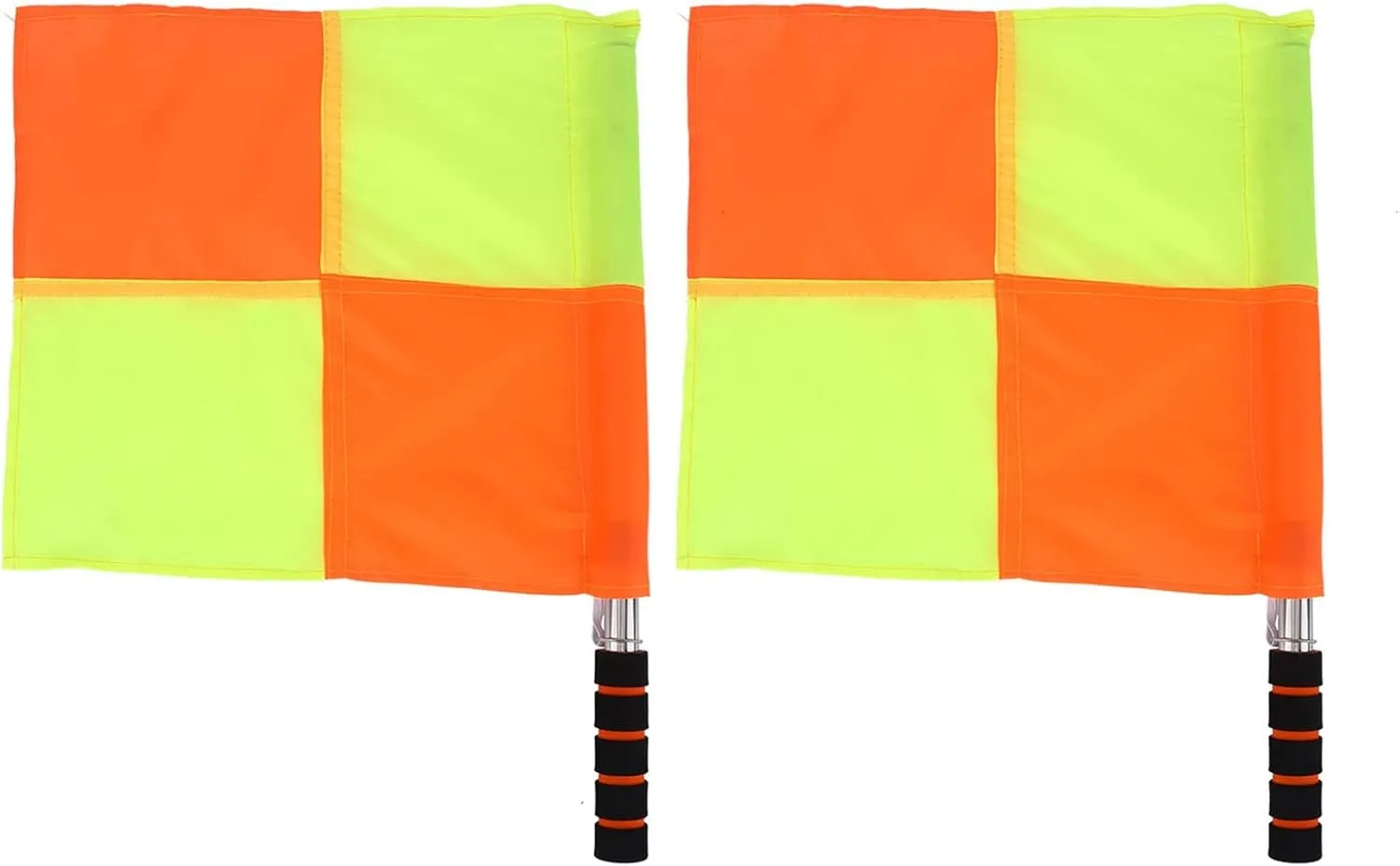 Soccer Referee Flags, Soccer Referee Flags, Storage Bag for Sports Match Linesman Flag Soccer Football Hockey Training 2PCS Referee Linesman Flag with