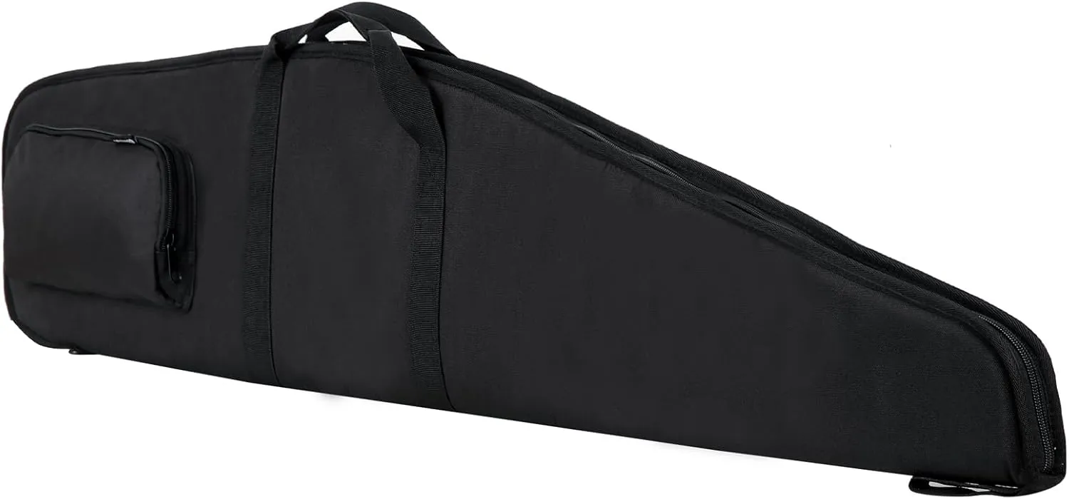 Soft-Rifle-Case Gun-Bag Shotgun case 44/48/52Inches with Zippered Accessory Pockets Adjustable Shoulder for Rifle Carrying Case Storage and Transport