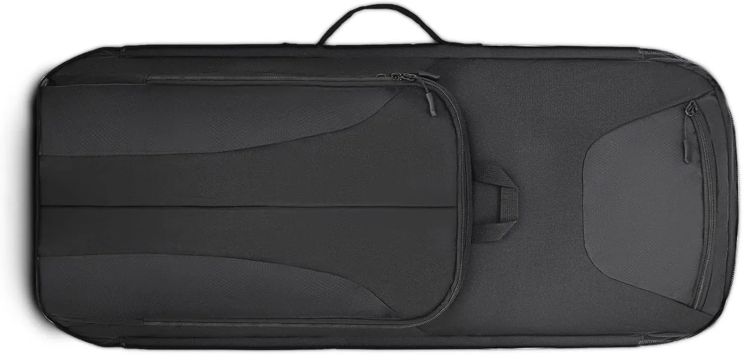 Soft Tactical Rifle Range Backpack: Convertible Case with Mag Pouch Waterproof 30 36 Inch SBR Bag - Suitable for Shooting Hunting and Military Use (Black)