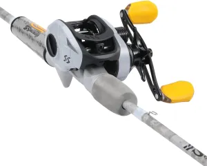 Sougayilang Spinning& Casting Fishing Rod Combos with Graphite 2Pc Blanks Fishing Reel for Bass Fishing