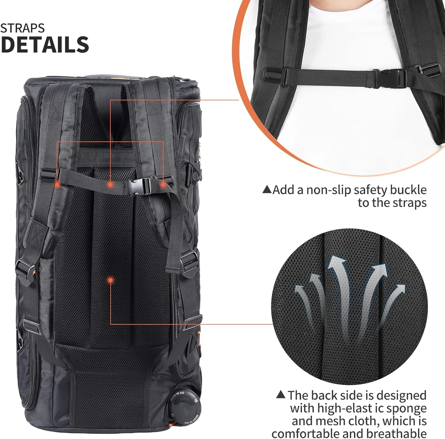 Speaker Bag Rugged Carry Case Compatible with JBL Party Box Series, Portable Speaker Carry Tote Backpack (for JBL Partybox 310 Bag)