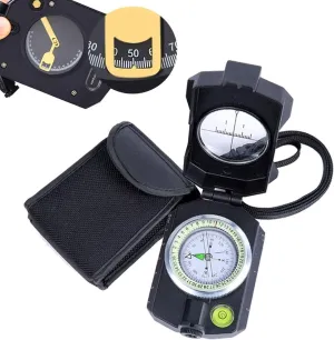 Sportneer Compass Survival Hiking Military Waterproof Lensatic Compass with Inclinometer for Camping Hunting