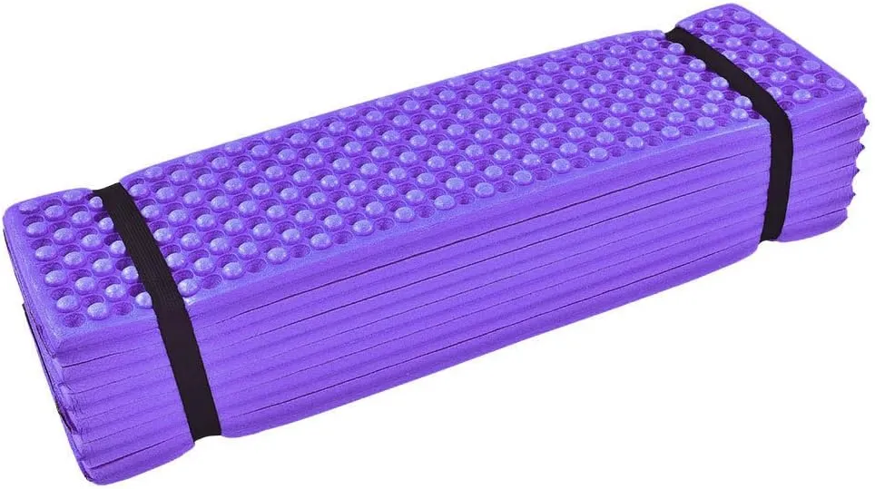 Srliya Foam Camping Pads for Hiking, Outdoor Foam Camping Mat Folding Beach Tent Sleeping Pad Waterproof Mattress