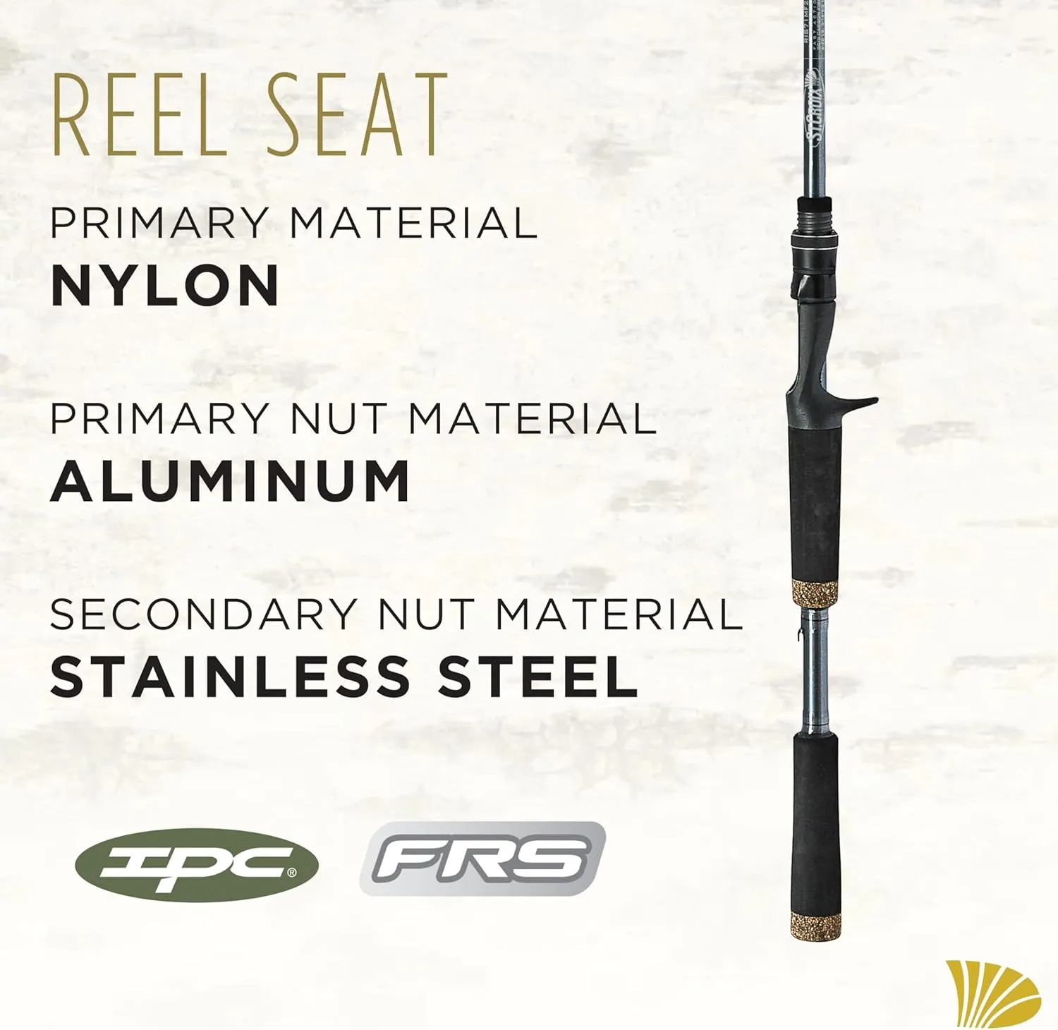 St. Croix Rods Black Bass Glass Casting Rod, RIC Glass, Premium Quality, Durably Sensitive, High Performing Casting Rod