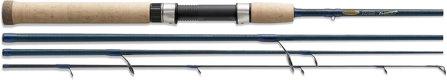 St. Croix Rods Triumph Travel Spinning Rod, TSR Travel, Expertly Crafted, Premium Quality Spinning Rod