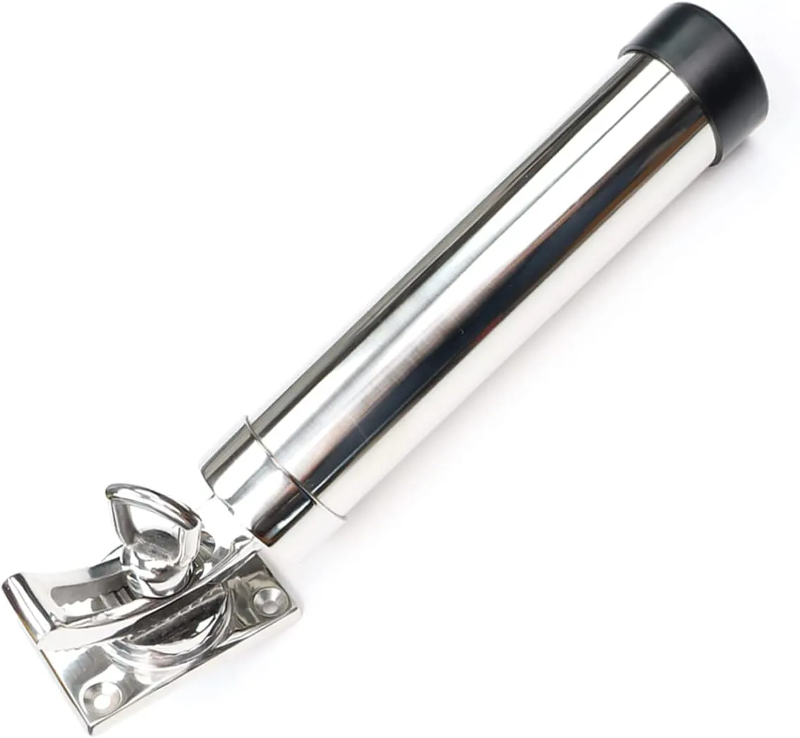 Stainless Steel Fishing Rod Holder, 360 Degree Adjustable Deck Mount for Marine Boat Yatch