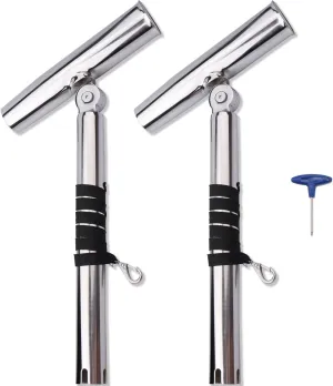 Stainless Steel Fishing Rod Holder Outrigger for Marine Yacht, Boat, Kayak, Camper, Truck, RV