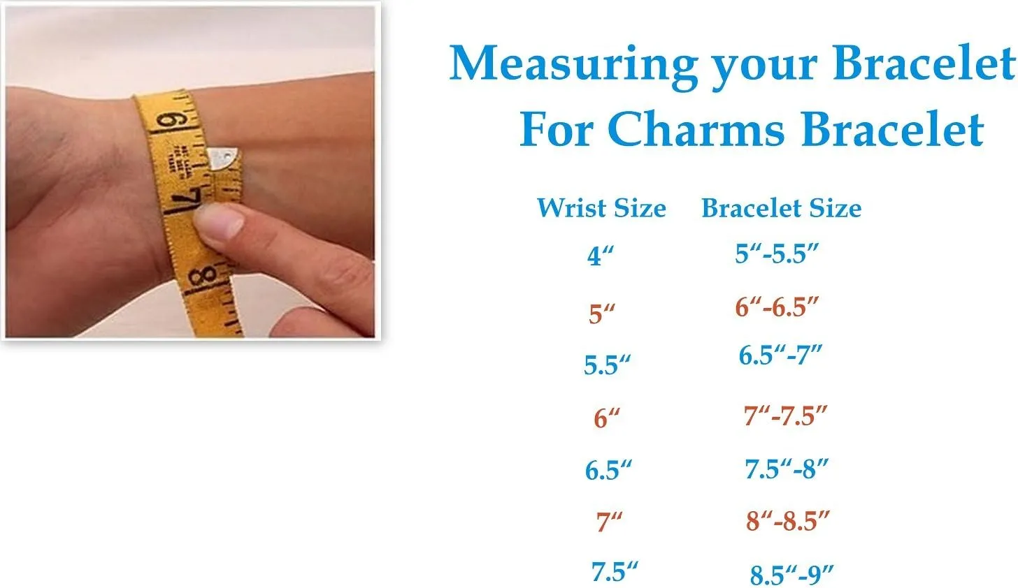Stainless Steel Starter Charm Bracelet Barrel Snap Clasp Unscrew END Fits Pandora Charms