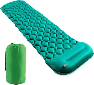 Star Smart Sleeping Pad for Camping Inflatable Backpacking Pad with Pillow, Ultralight Durable Camping Mattress,Hiking Air Mat,Camp Sleep Pad for Hiking Traveling & Outdoor Activities
