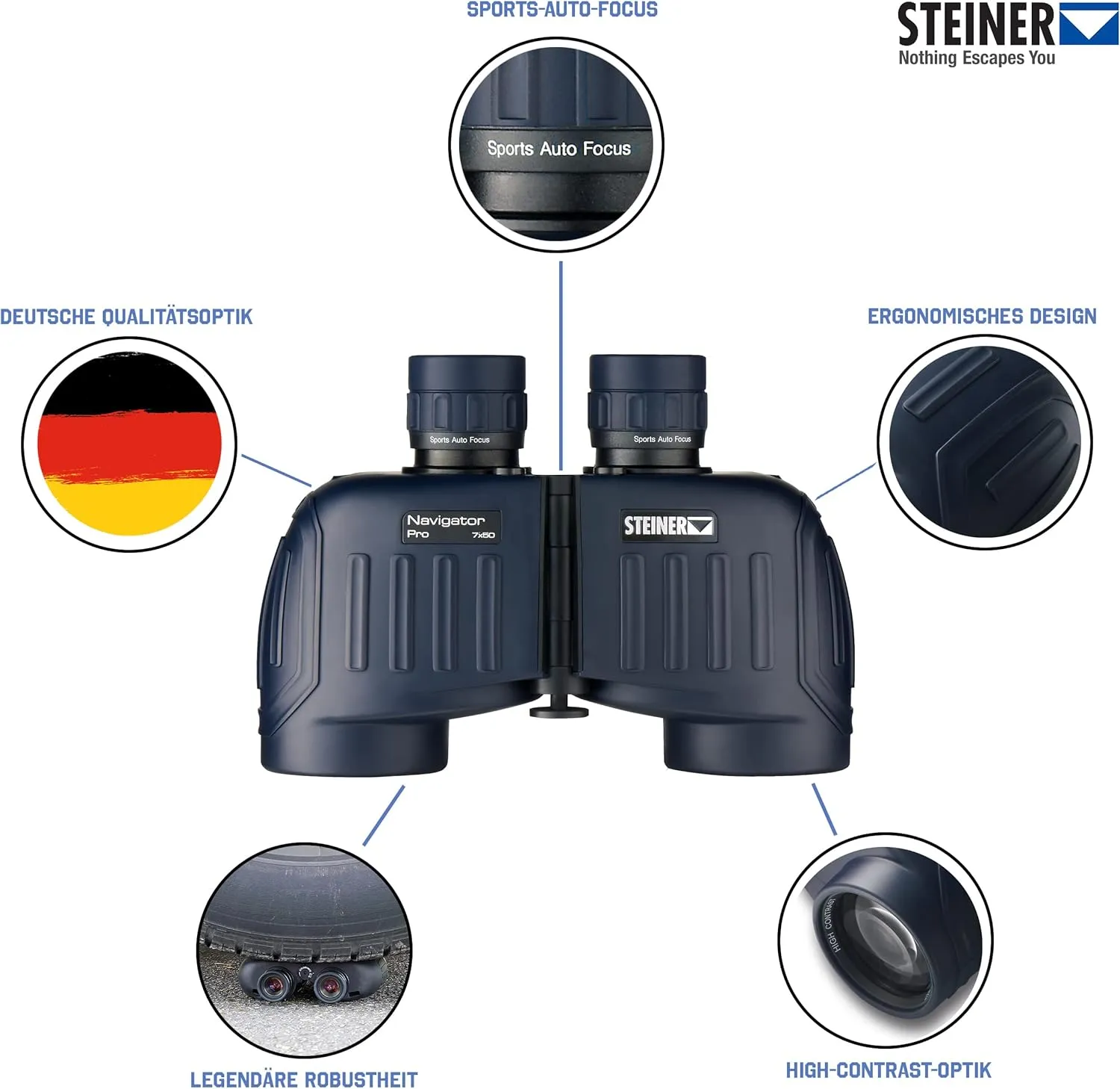 Steiner Navigator Pro 7x50 Marine Binoculars 7655