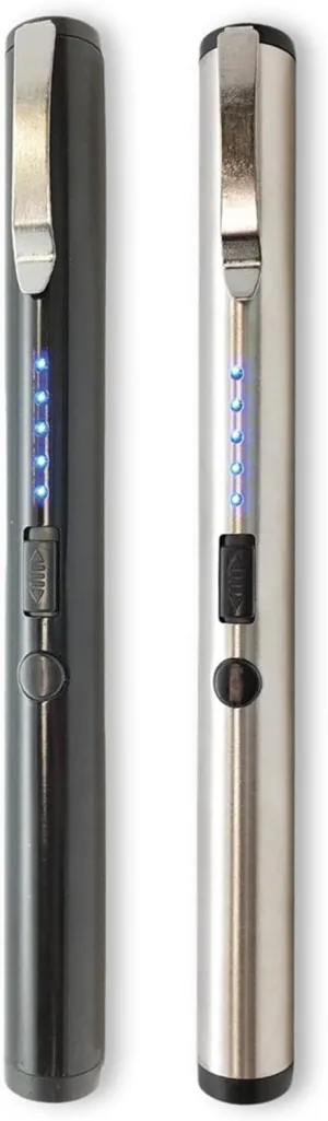 STREET WISE SECURITY PRODUCTS 25,000,000 Pain Pen Stun Gun, Black and Silver Pack of 2