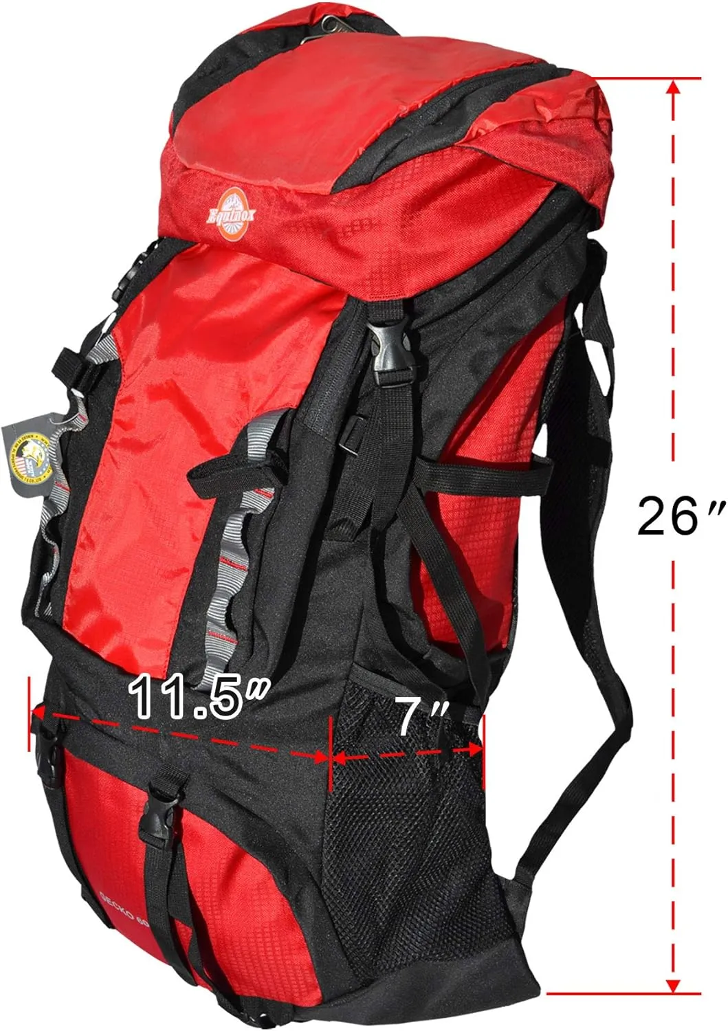 Strong Camel Waterproof Hiking Backpack Lightweight Travel Camping Backpack 60L Camping Bag