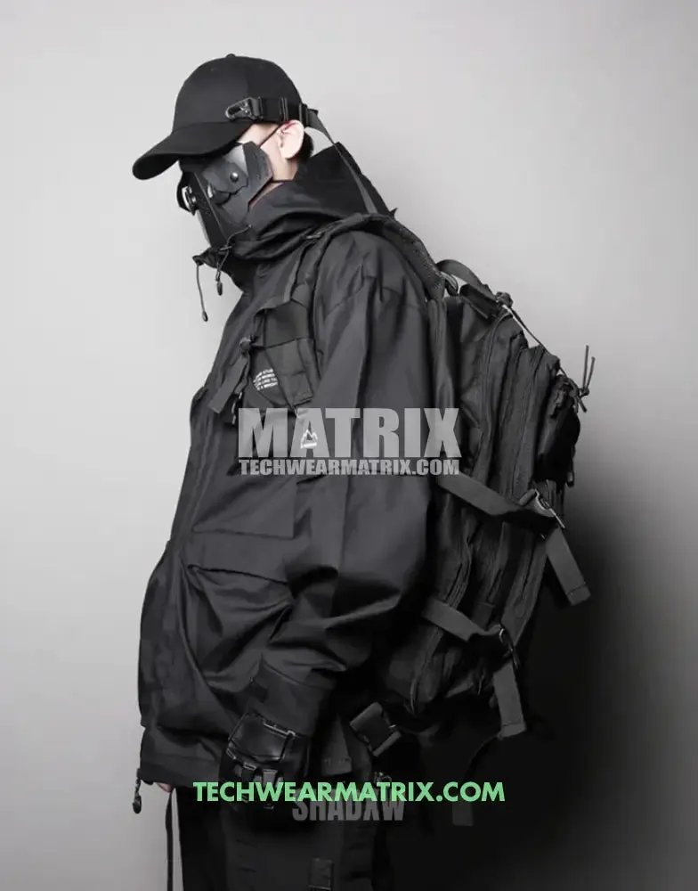 Stylish Black Tactical Backpack for