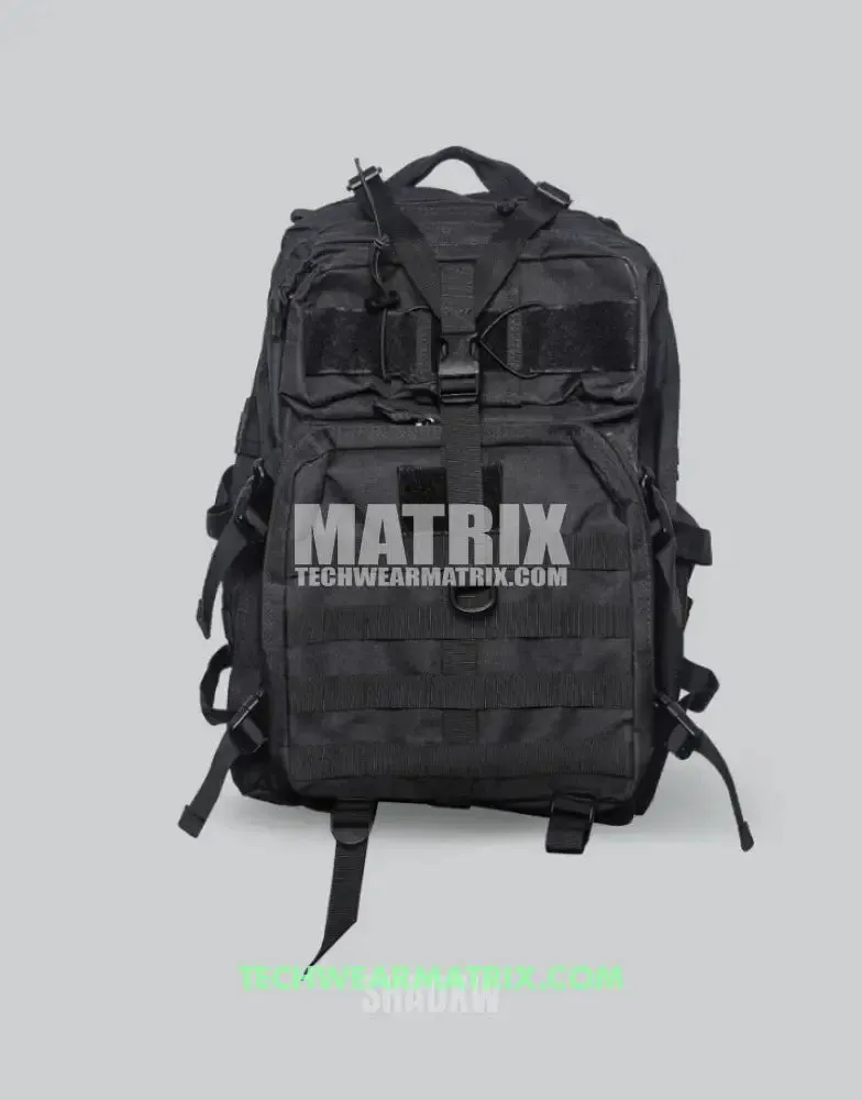 Stylish Black Tactical Backpack for