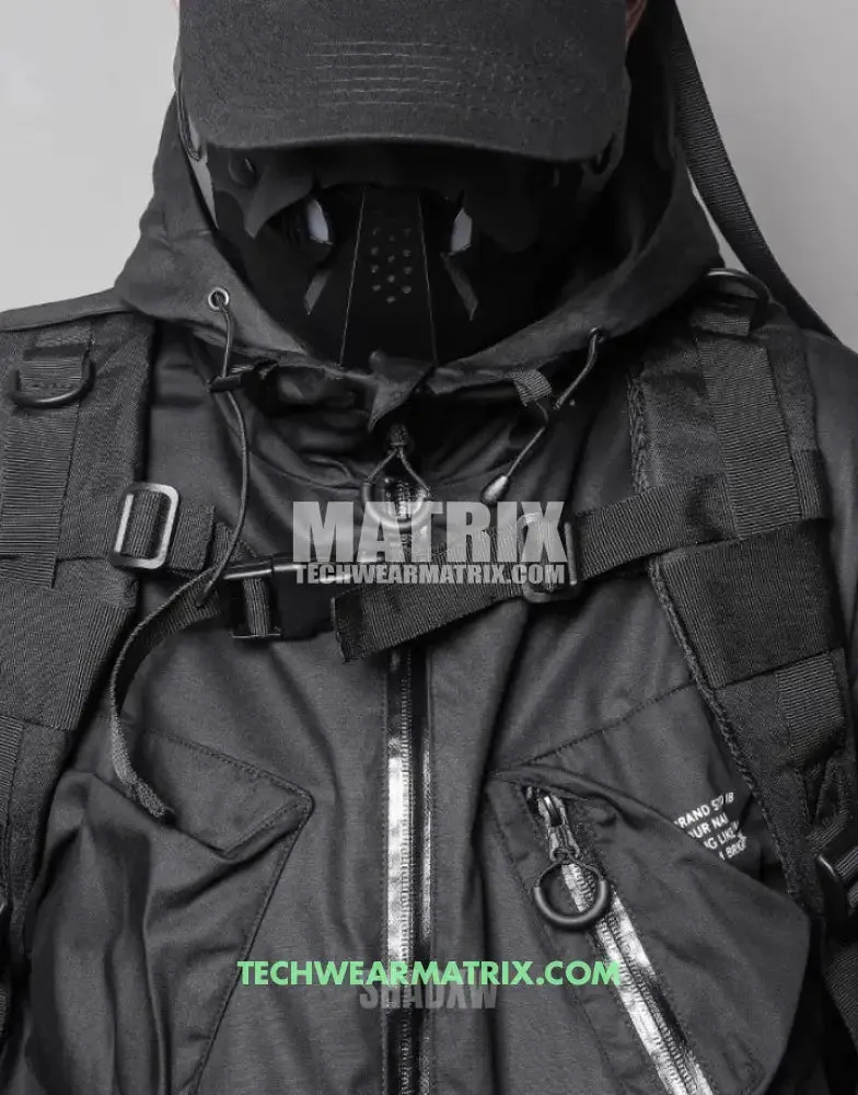 Stylish Black Tactical Backpack for