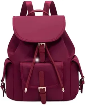 Stylish Oxford fabric Nylon backpack Travel Backpack Women's backpack can carry a red bag