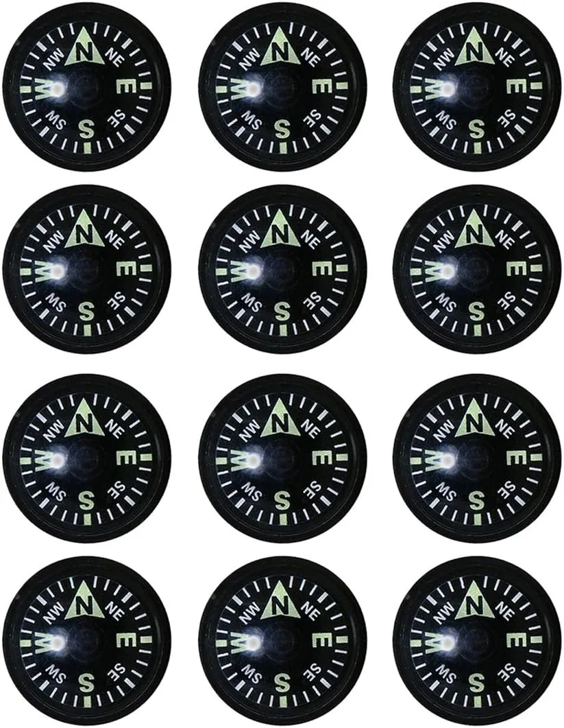 Sun Company Compass Capsules - Pack of 12 Compasses | Different Sizes and Grades Available