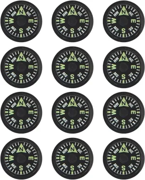Sun Company Compass Capsules - Pack of 12 Compasses | Different Sizes and Grades Available