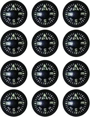 Sun Company Compass Capsules - Pack of 12 Compasses | Different Sizes and Grades Available