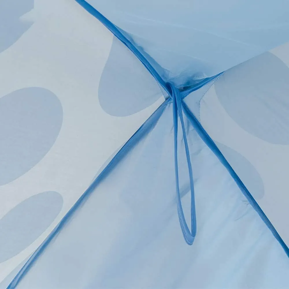 Sun Shelter Beach Instant Tent, 3-4 Person Waterproof Shade Canopy, for Beach Pool Party Hiking Travel Rainfly,Lightblue