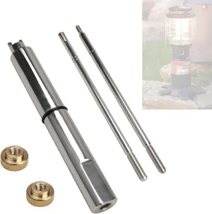 SUNJIKA Check Valve Removal Tool for Coleman Lanterns & Stoves | Compatible with 200A/220/222/226/228/236 Models | Durable Carbon Steel Design with Ergonomic Wing Nuts | Valve Maintenance Accessory