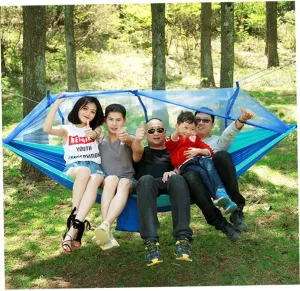 SUPVOX Hammock Rain Fly Tent Tarp Waterproof Camping Tent Portable for Backpacking Hiking Outdoor Activities Survival Gear Easy Setup (Camouflage)