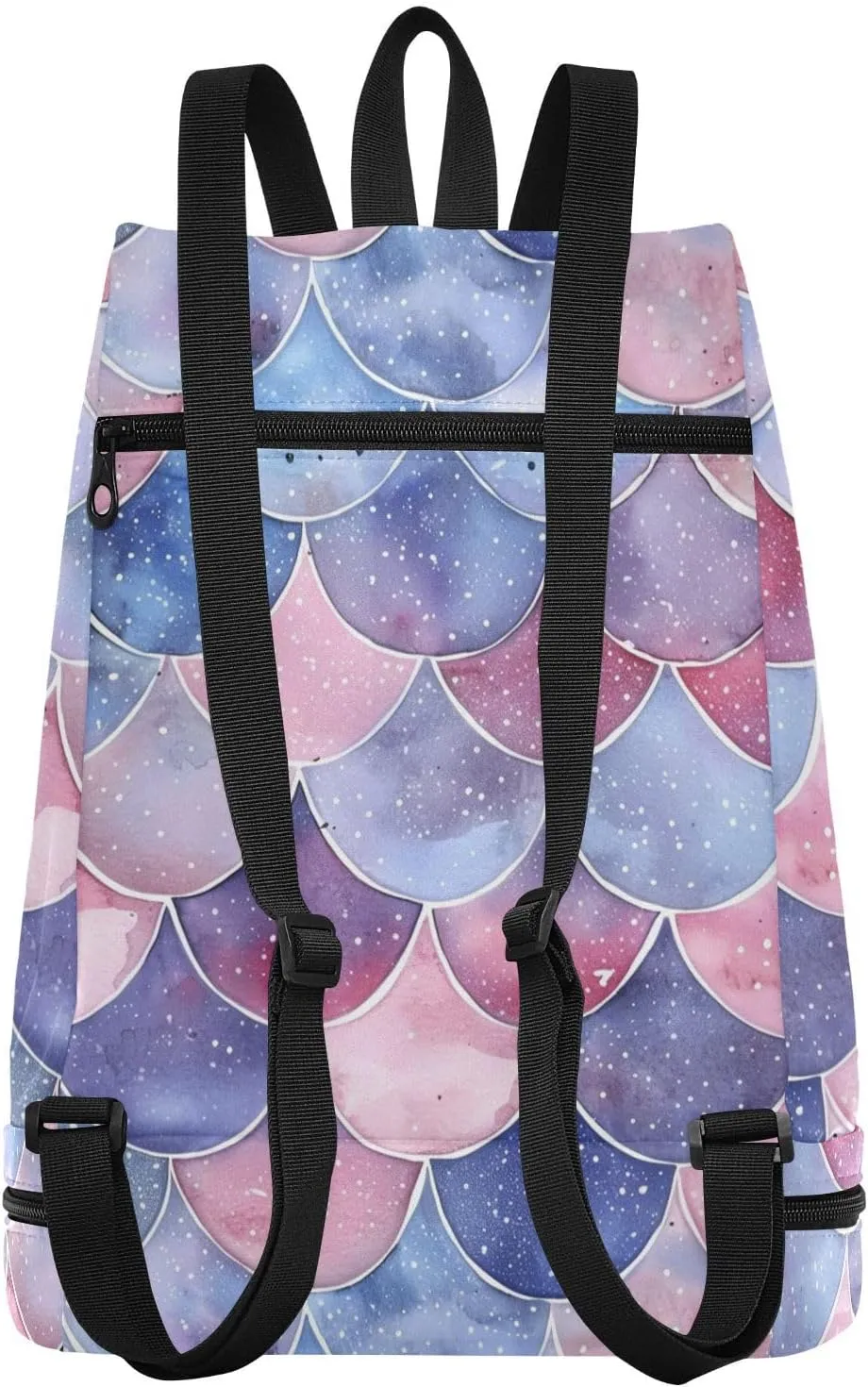 Swim Bag Gym Bag for Women Men, Sea Turtle Turquoise Shell Beach Backpack for Swimming Gym