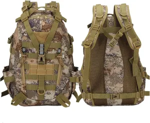 Tactical Backpack, Assault Pack, Military Tactical Army Backpack, Mountaineering, Hiking, Cycling, Outdoor, Sports, 25L (Color : Star Khaki, Size : 25L)