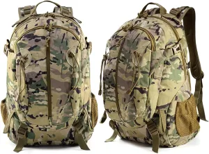 Tactical Backpack, Assault Pack, Military Tactical Army Backpack, Outdoor, Sports, Water Repellent, 9 Colors Available, 30L (Color : CP Color, Size : 30L)