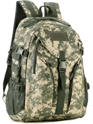 Tactical Backpack, Assault Pack, Military Tactical Army Backpack, Streamlined Backpack, Leisure, Outdoor, Travel, Cycling (Color : ACU Digital, Size : 40L)