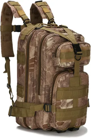 Tactical Backpack for Men, 30L Small Outdoor Army Backpacks Military Rucksack Molle Bag for Sports Camping Hiking Trekking Fishing Hunting