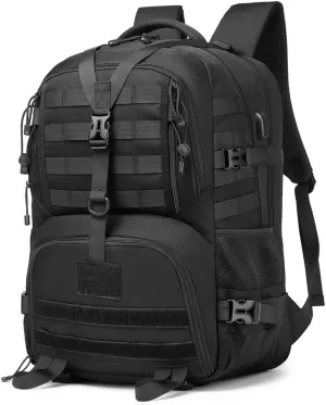 Tactical Backpack for Men, Waterproof Military Camping Army Molle Bag Bug Out Assault Rucksack Hiking Backpack